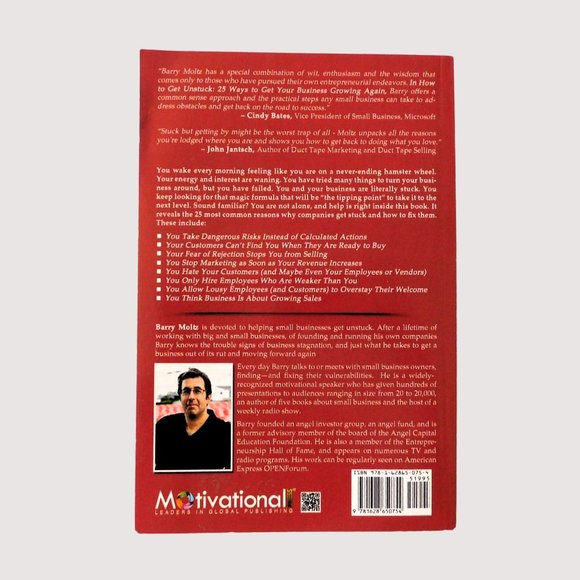 How to Get Unstuck by Barry Moltz 2014 Get Your Business Growing Again Trade PB - Picture 2 of 6